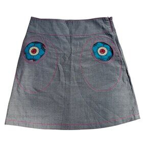 Bzoing a-line grey above the knee skirt - size M